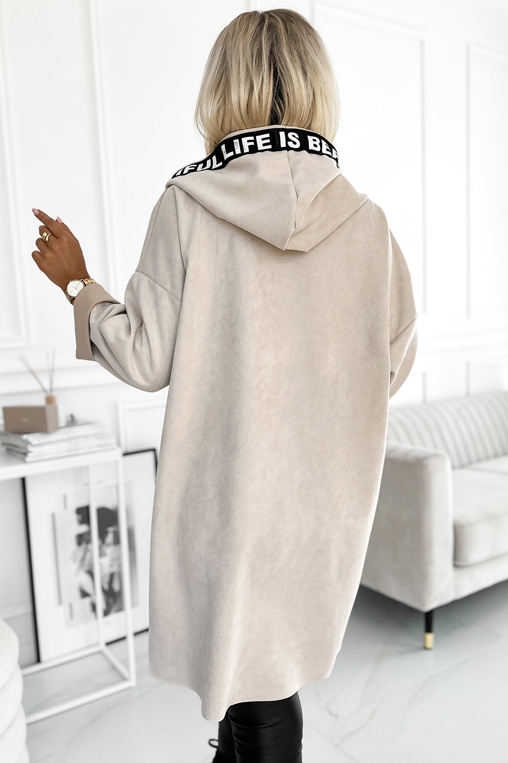 Damen Mantel BEIGE