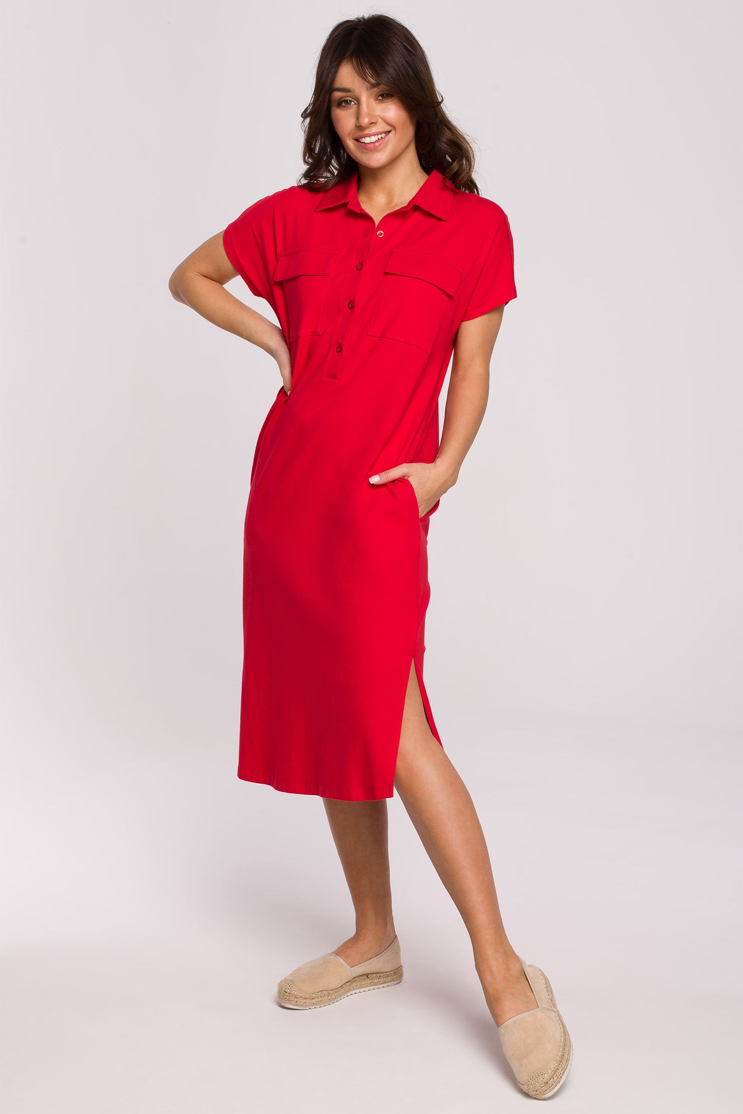 Safari Kleid - Baumwolle