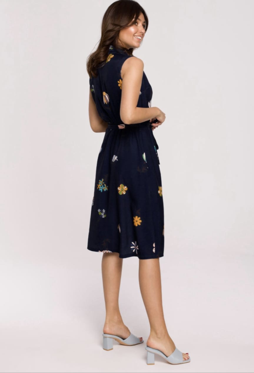 Viskose Midi Kleid