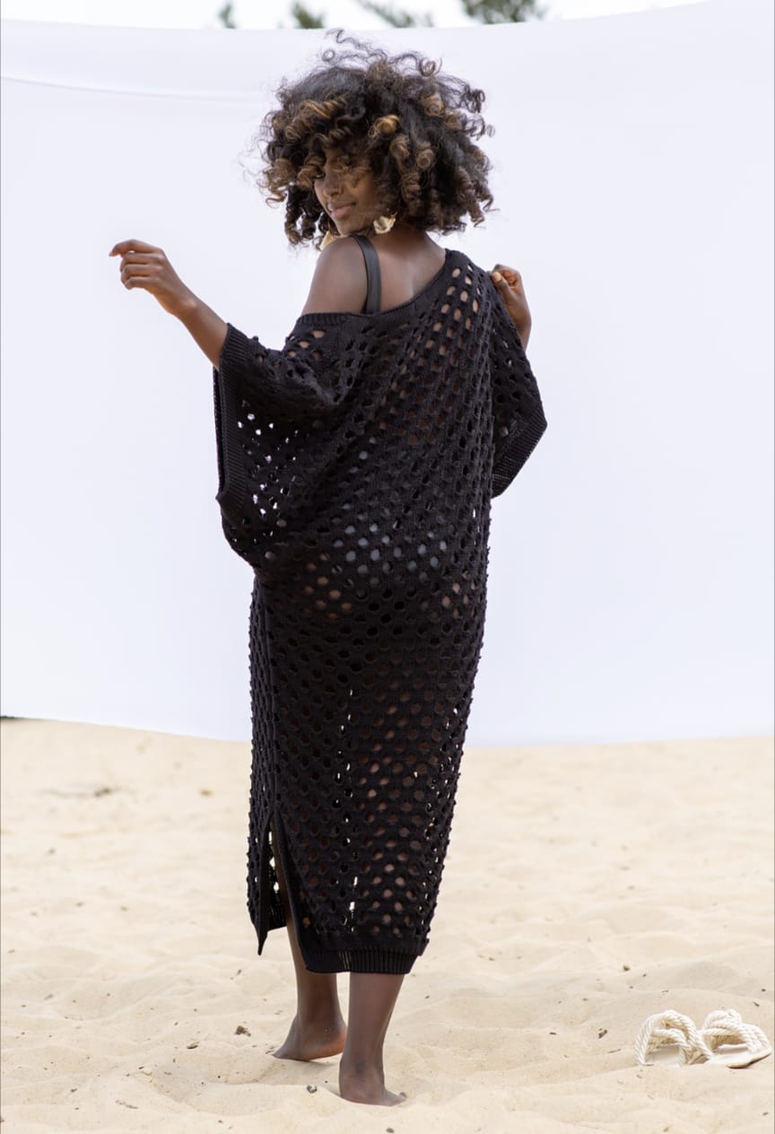 Strand Kleid / Tunika Bamboo Cotton
