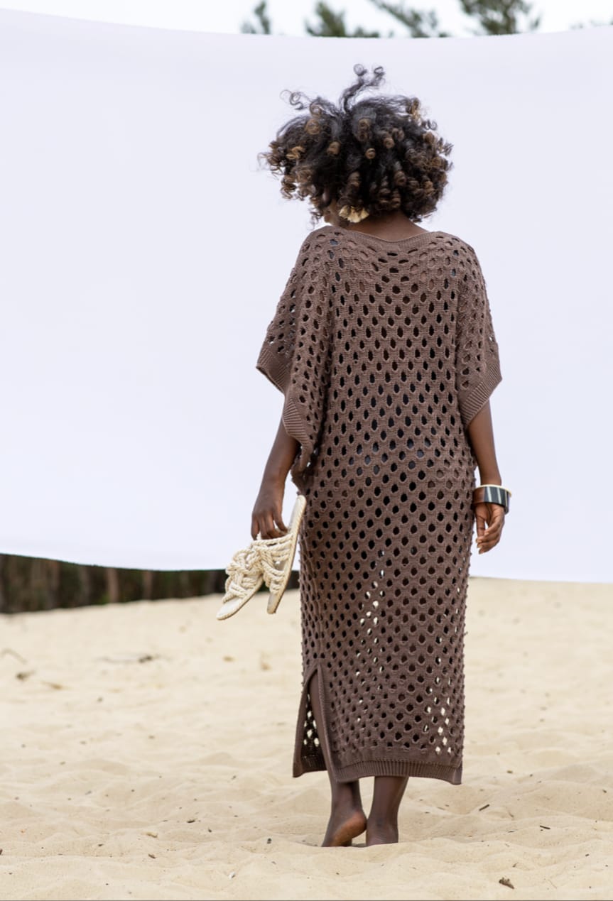 Strand Kleid / Tunika Bamboo Cotton