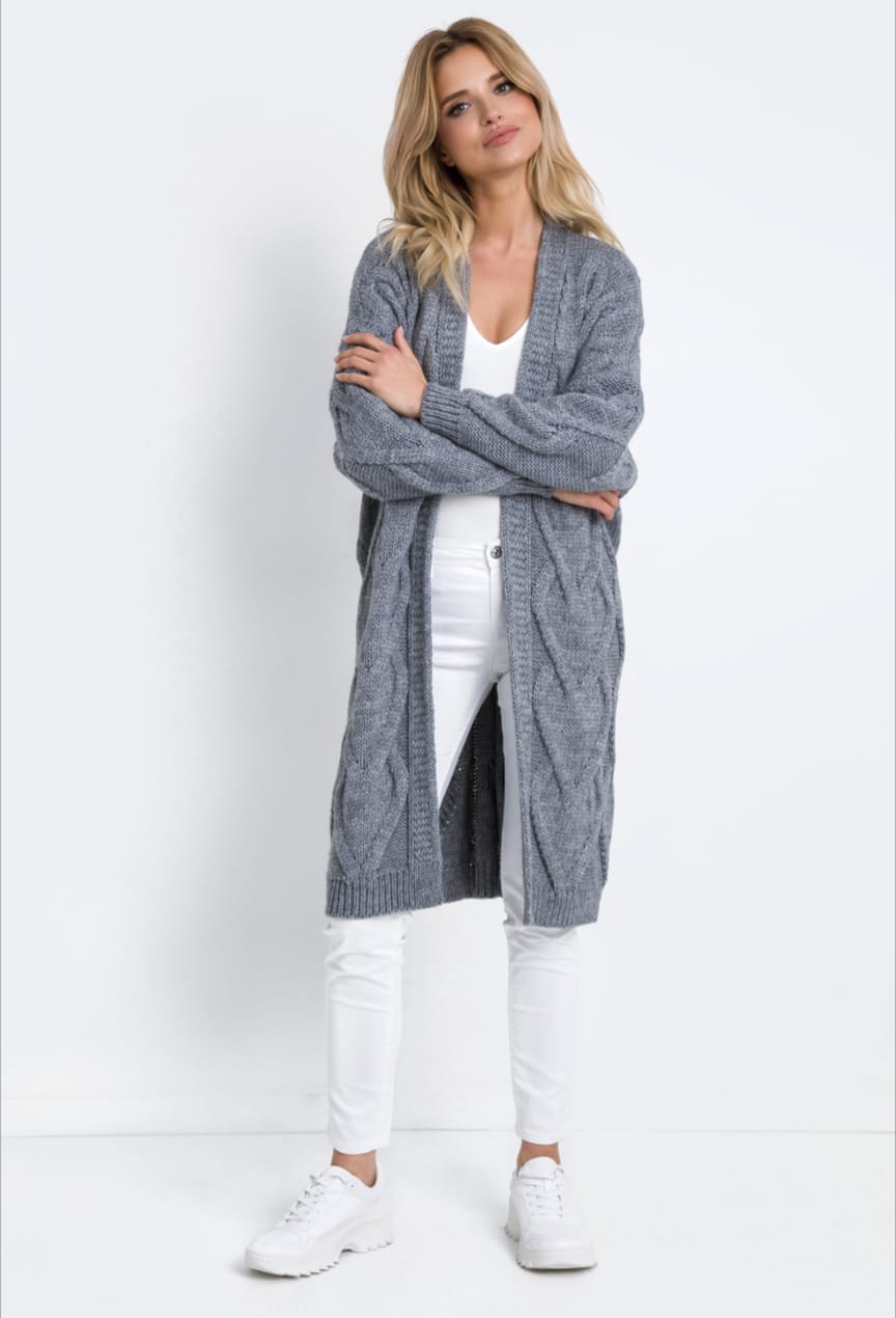 Cardigan Alpaka und Wolle