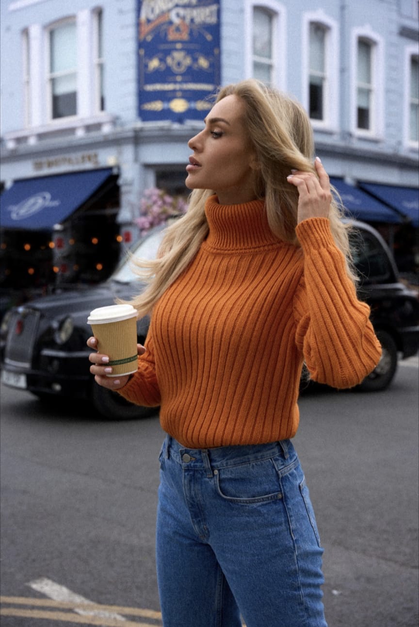 Rollkragen Pullover KARO