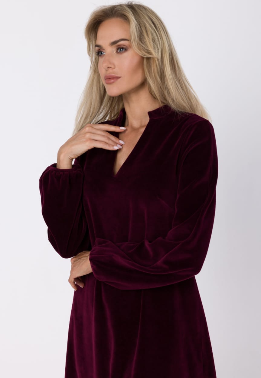 Velours Kleid CASUAL