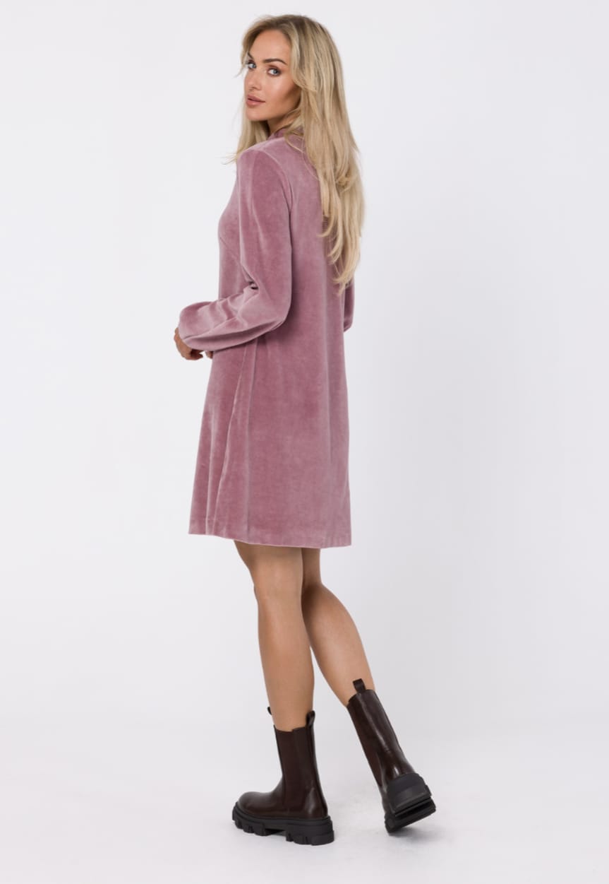 Velours Kleid CASUAL