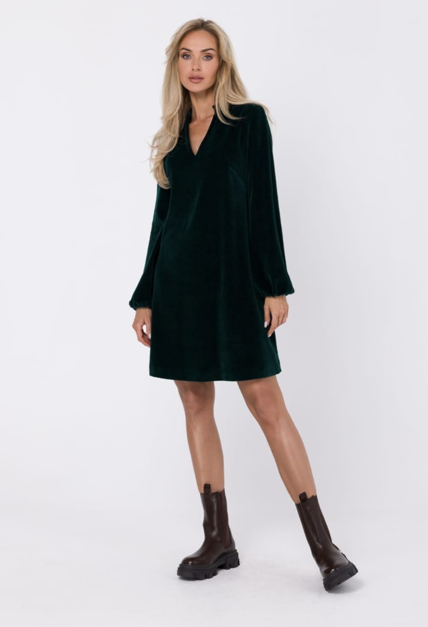 Velours Kleid CASUAL