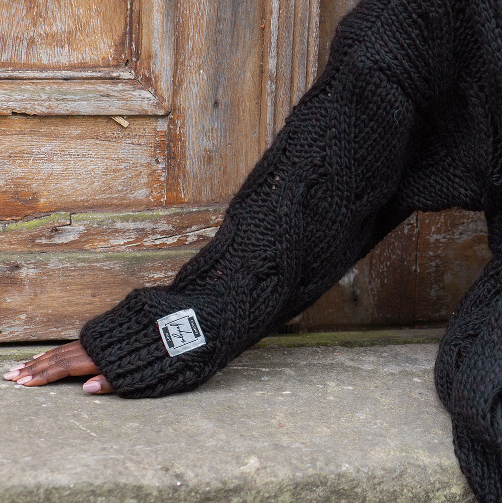 Cardigan MIDI (Alpaka, Wolle)