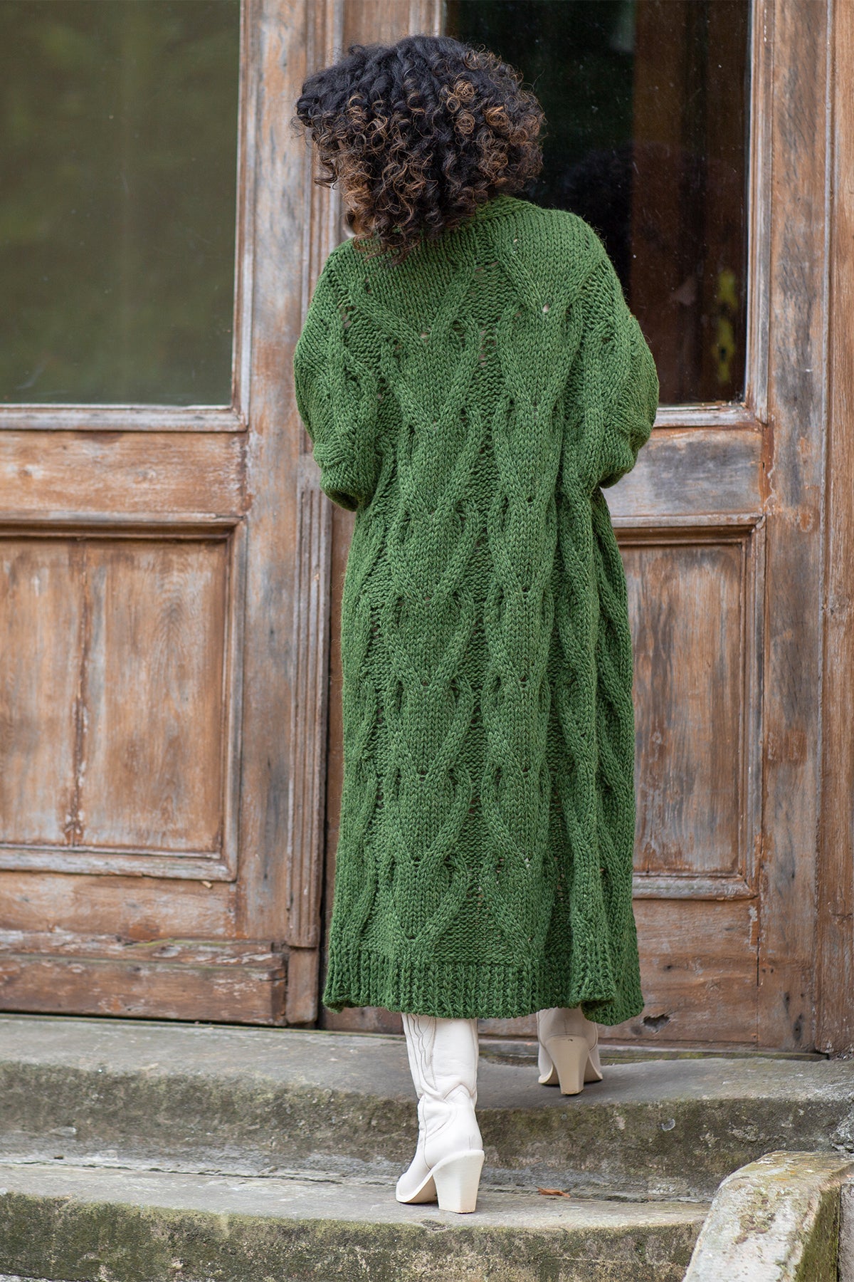 Cardigan MIDI (Alpaka, Wolle)