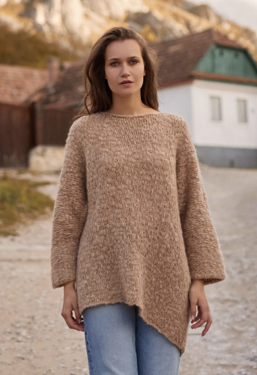 Pullover aus Fine Alpaca Wolle