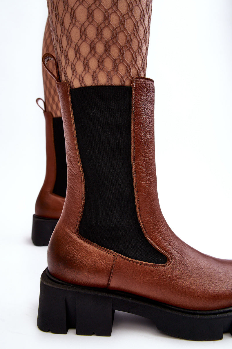 Naturleder Stiefel STILBET