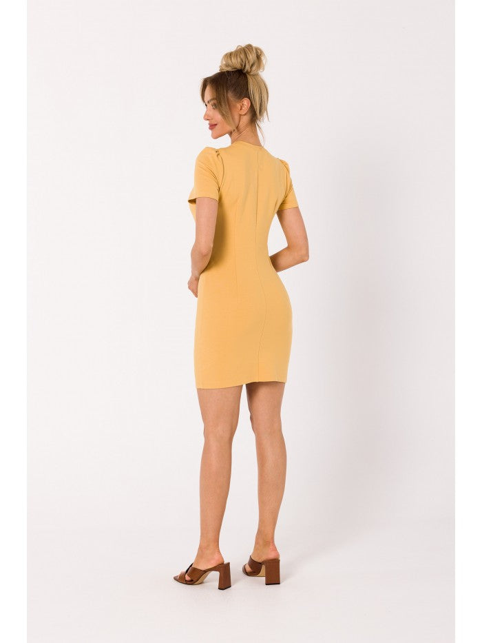 Baumwolle Mini Kleid HONEY