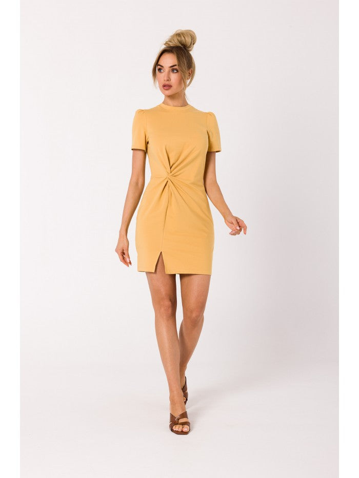 Baumwolle Mini Kleid HONEY